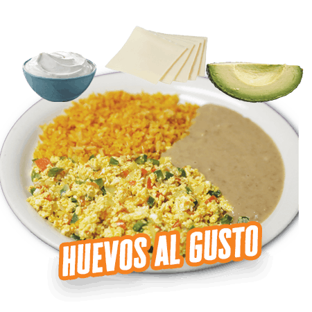 HUEVOS A LA MEXICANA O AL GUSTO